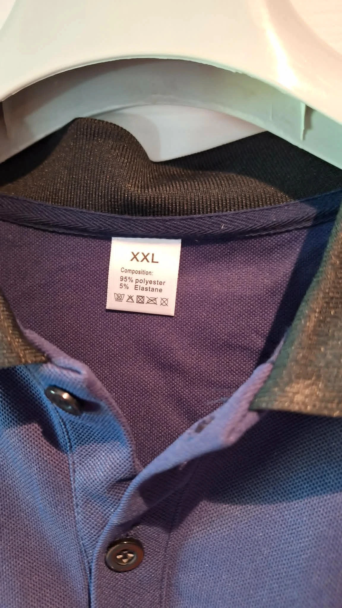 Navy blue polo, tricolor spirit. – photo 8